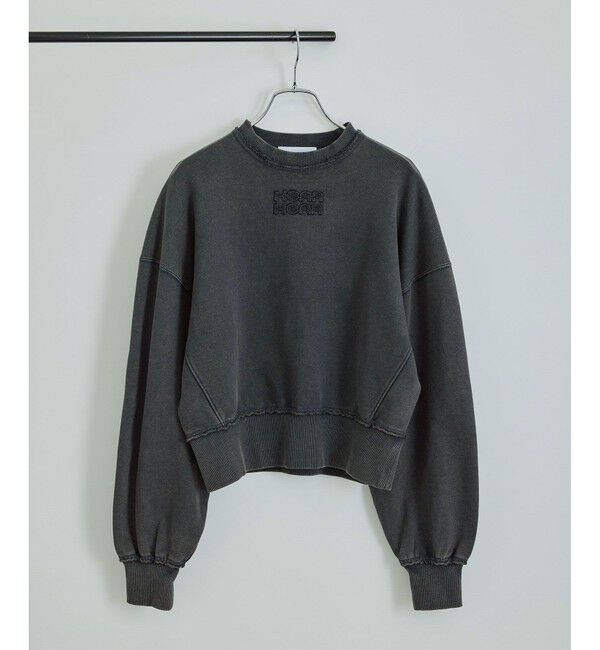 ADAM ET ROPE'「【サステナブル・洗える】ボールバイオ加工スウェットシャツ」|スウェット・ジャージ|