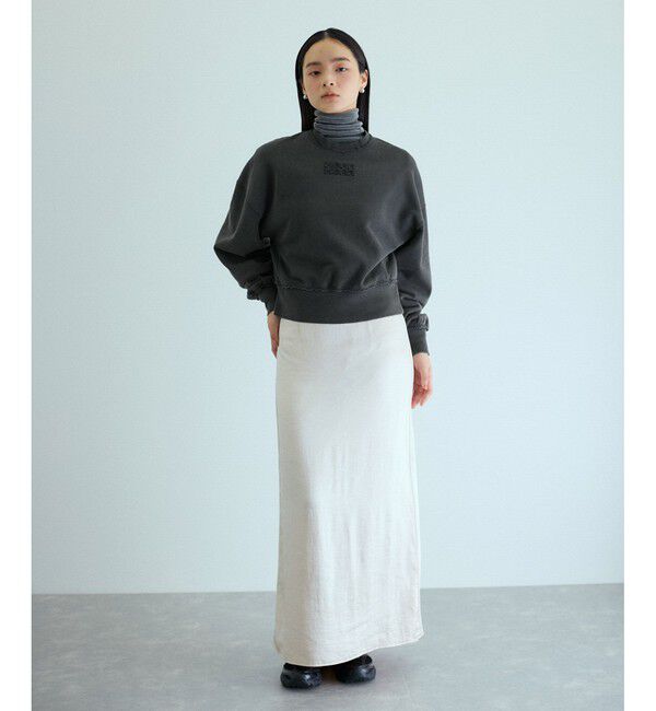 ADAM ET ROPE'「【サステナブル・洗える】ボールバイオ加工スウェットシャツ」|スウェット・ジャージ|