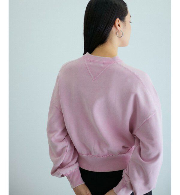 ADAM ET ROPE'「【サステナブル・洗える】ボールバイオ加工スウェットシャツ」|スウェット・ジャージ|