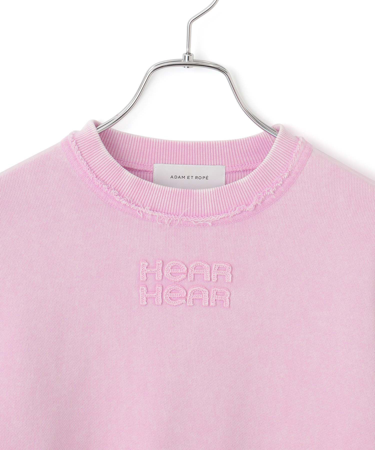 ADAM ET ROPE'「【サステナブル・洗える】ボールバイオ加工スウェットシャツ」|スウェット・ジャージ|