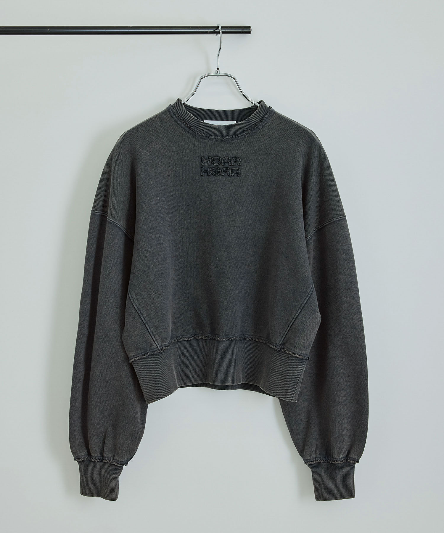 ADAM ET ROPE'「【サステナブル・洗える】ボールバイオ加工スウェットシャツ」|スウェット・ジャージ|