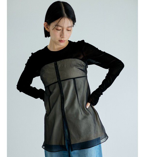 ADAM ET ROPE'「シアーレイヤードビスチェ」|その他|