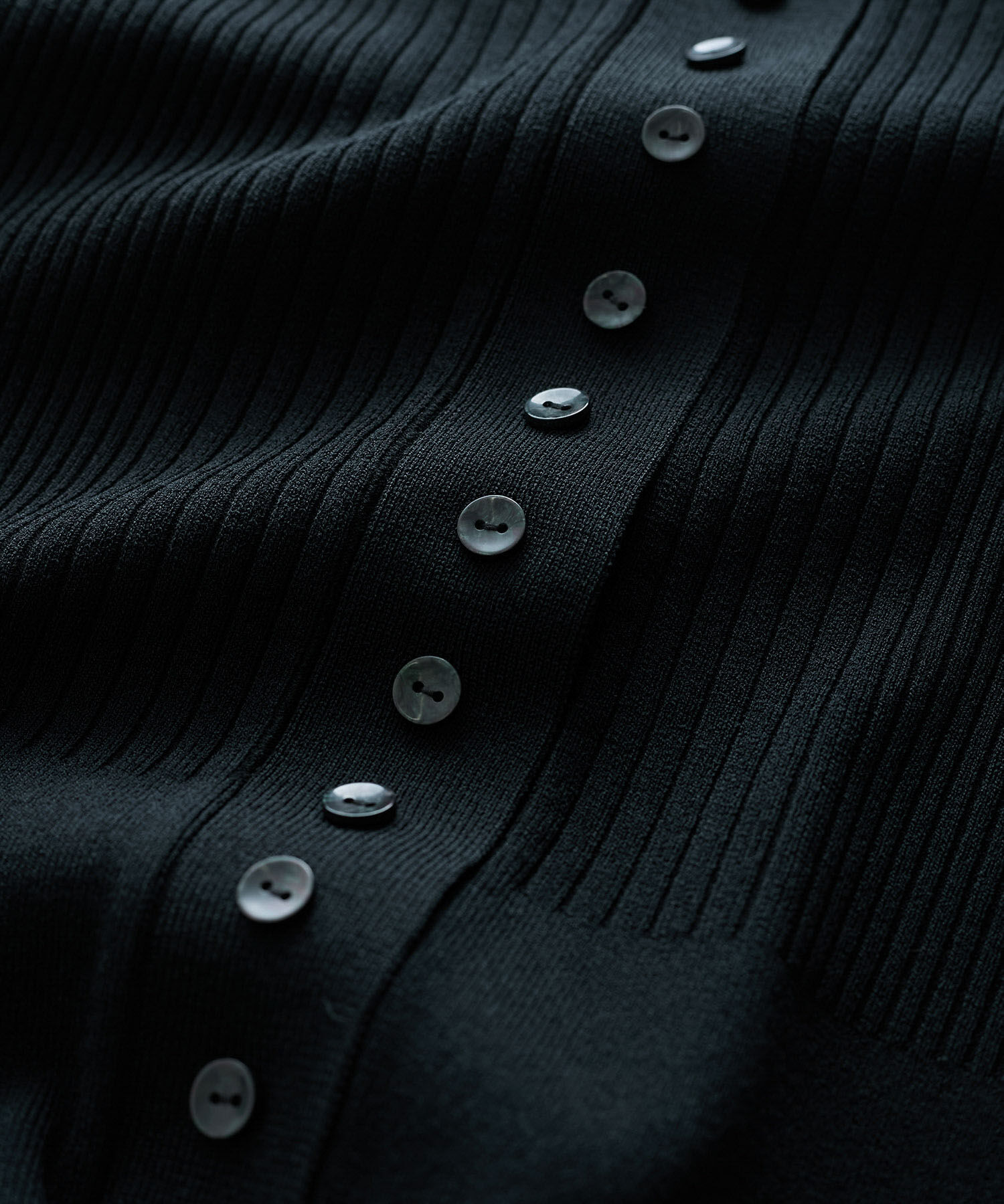 ADAM ET ROPE'「【洗える】ボタンニットポロワンピース」|ワンピース|