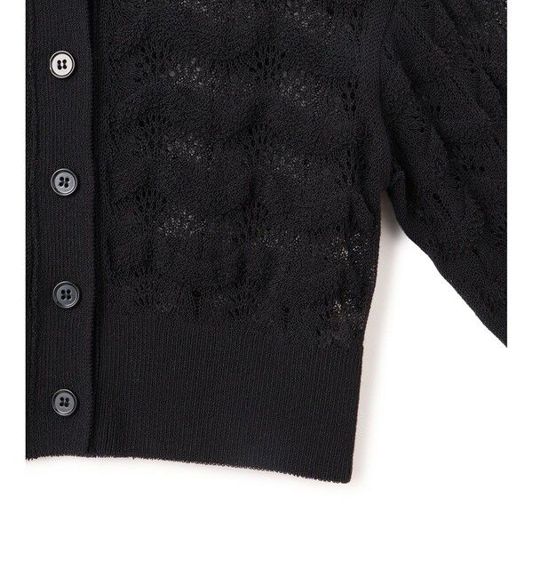 ADAM ET ROPE'「レースニットカーディガン」|カーディガン|