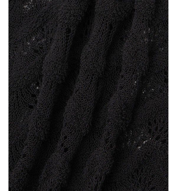 ADAM ET ROPE'「レースニットカーディガン」|カーディガン|