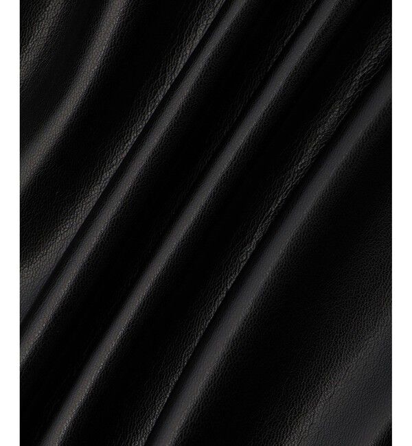 ADAM ET ROPE'「シンセティックレザーブルゾン」|ブルゾン・スタジャン|