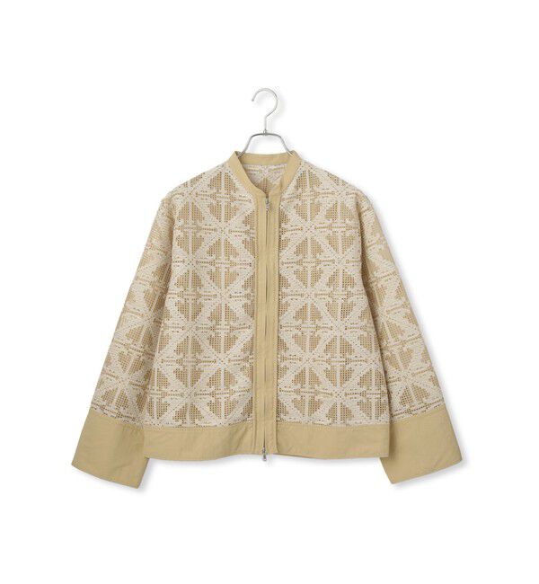 ADAM ET ROPE'「エンブロイダリーメッシュシャツ」|シャツ・ブラウス|