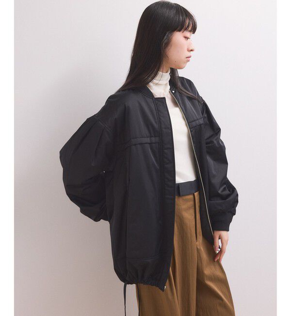 ADAM ET ROPE'「【WEB限定】・【定番人気】パフスリーブMA1」|ブルゾン・スタジャン|