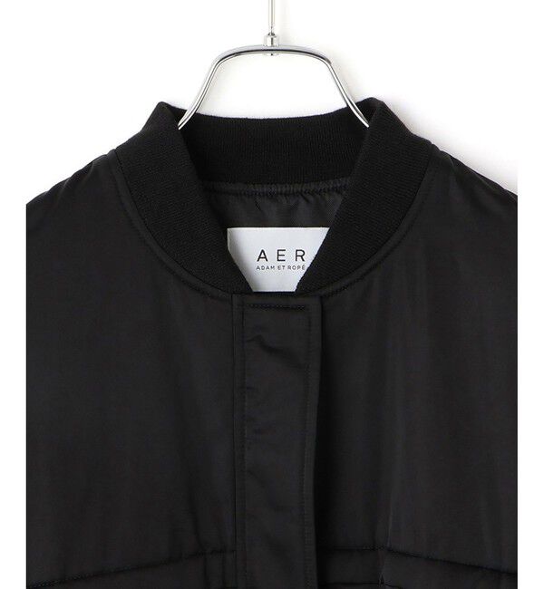 ADAM ET ROPE'「【WEB限定】・【定番人気】パフスリーブMA1」|ブルゾン・スタジャン|