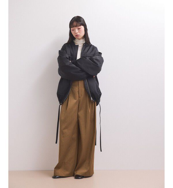 ADAM ET ROPE'「【WEB限定】・【定番人気】パフスリーブMA1」|ブルゾン・スタジャン|