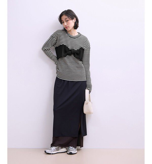 ADAM ET ROPE'「【WEB限定】ツイストビスチェドッキングプルオーバー」|Tシャツ・カットソー|