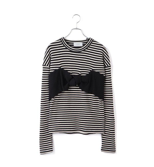 ADAM ET ROPE'「【WEB限定】ツイストビスチェドッキングプルオーバー」|Tシャツ・カットソー|