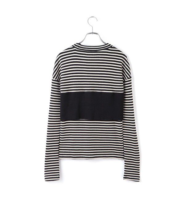 ADAM ET ROPE'「【WEB限定】ツイストビスチェドッキングプルオーバー」|Tシャツ・カットソー|