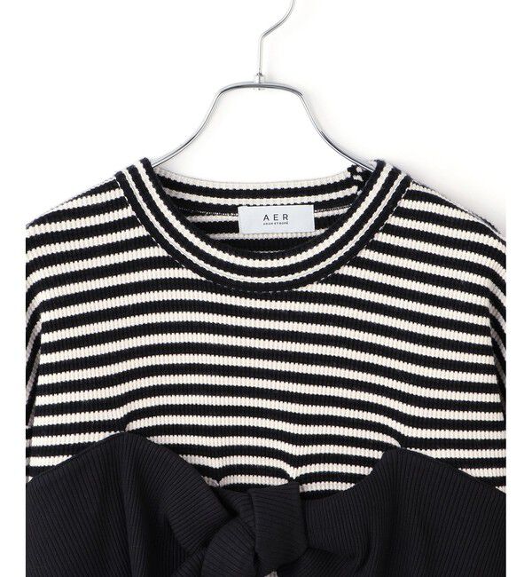 ADAM ET ROPE'「【WEB限定】ツイストビスチェドッキングプルオーバー」|Tシャツ・カットソー|