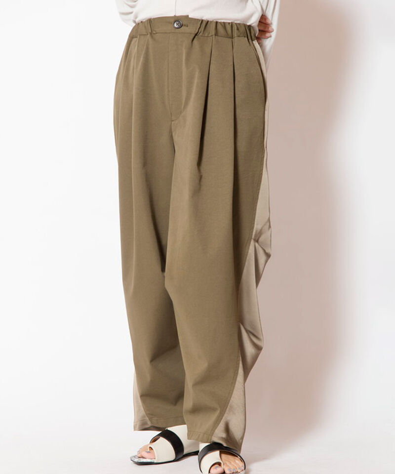  「タックカーブパンツ」|その他|KHAKI