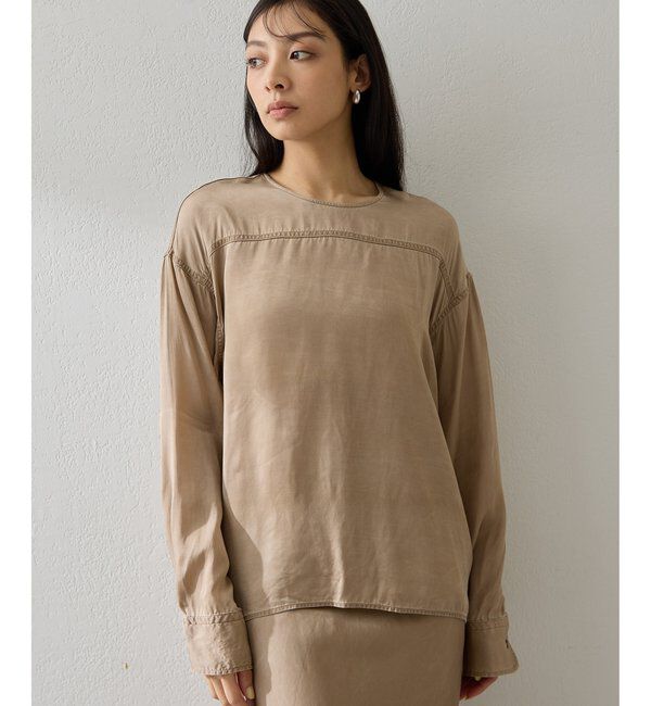  「ピグメントクルーブラウス」|シャツ・ブラウス|