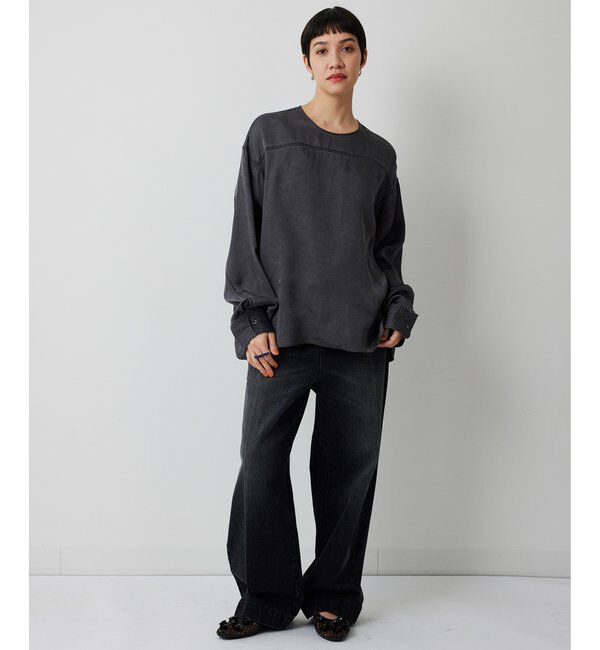  「ピグメントクルーブラウス」|シャツ・ブラウス|