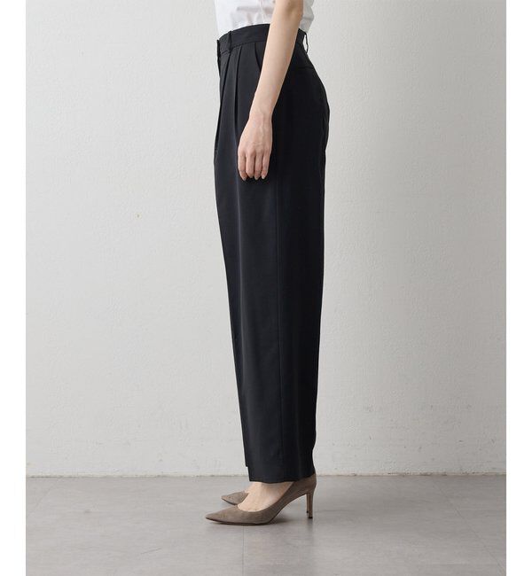 THE PAUSE「＜WEB限定＞【THE PAUSE】タックパンツ」|チノ|