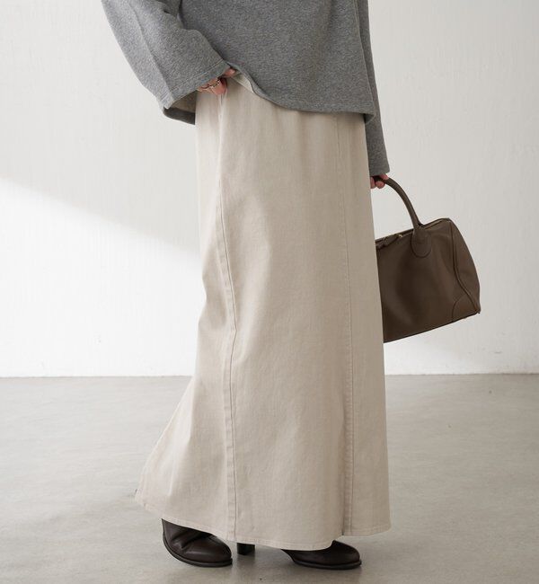  「Iラインデニムスカート」|スカート|