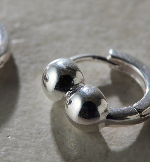  「【Sivelle./シヴェル】Silver925 ボールフープピアス」|リング|
