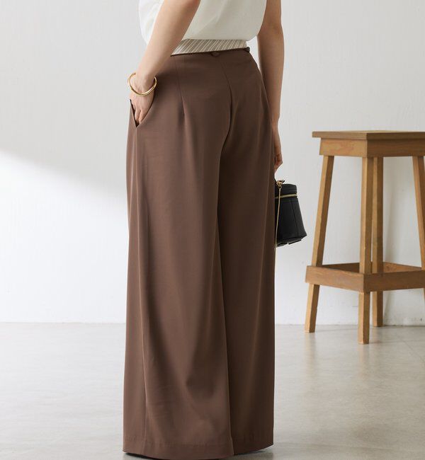  「【Nuel/ヌエル】 2WAYハイウエストパンツ」|チノ|