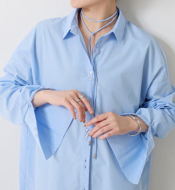  「【Nuel/ヌエル】 3WAYオーバーシャツ」|シャツ・ブラウス|