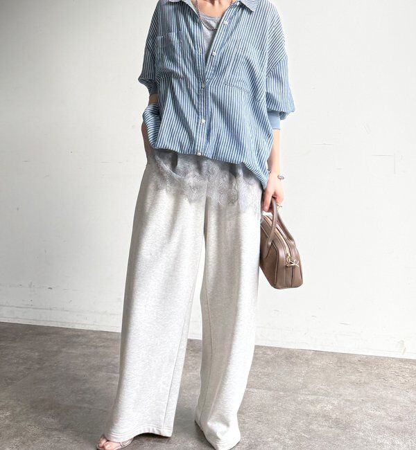  「袖リブシアーデニムシャツ」|シャツ・ブラウス|