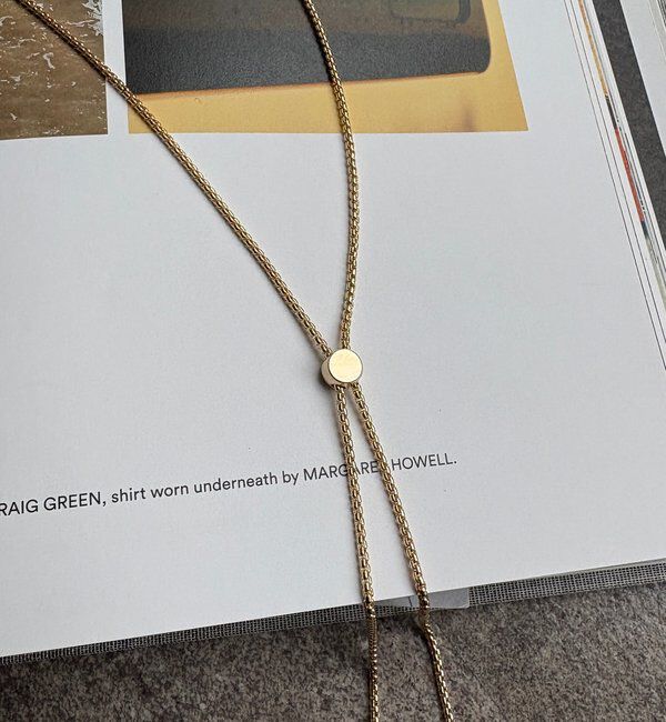  「デザインチェーンスライドネックレス」|ネックレス|