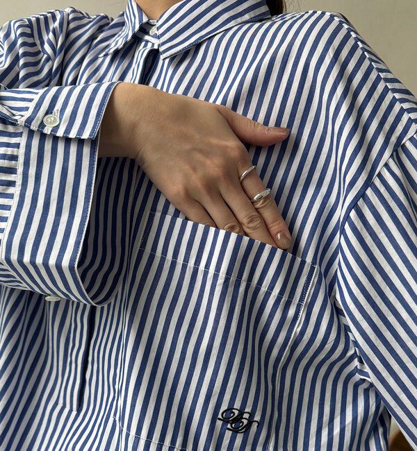  「DD刺繍チュニックシャツ」|シャツ・ブラウス|