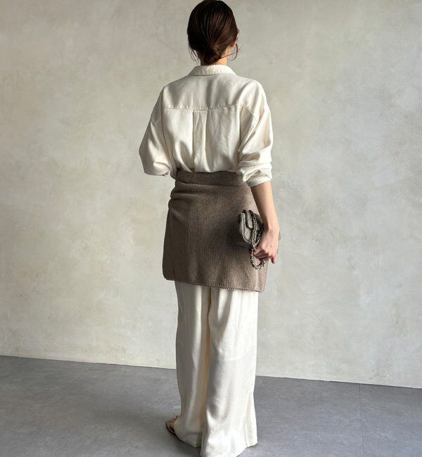  「【セットアップ可能】リヨセルタックパンツ」|チノ|