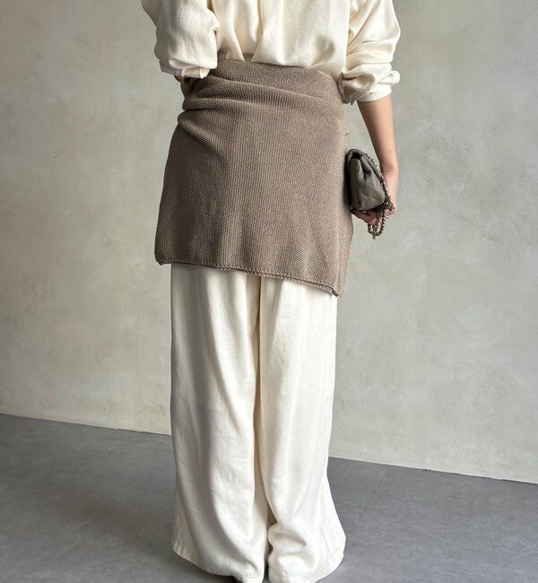  「【セットアップ可能】リヨセルタックパンツ」|チノ|