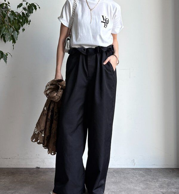  「voileワンポイントフロッキーロゴTEE」|Tシャツ・カットソー|