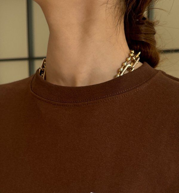  「voileワンポイントフロッキーロゴTEE」|Tシャツ・カットソー|