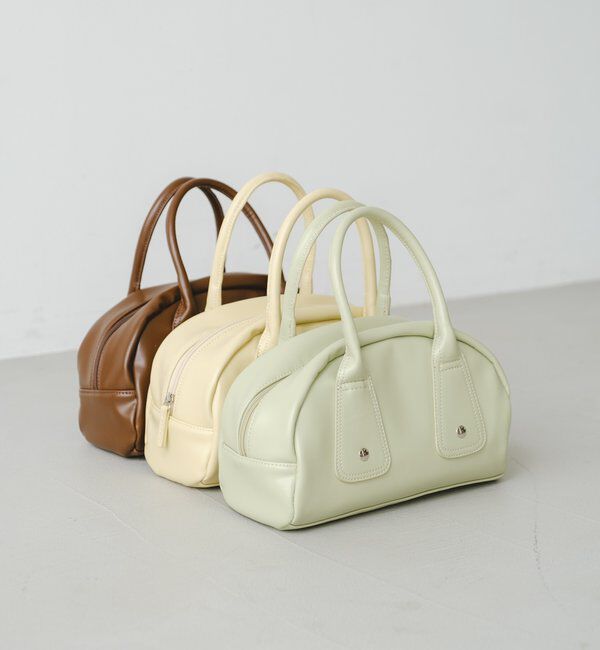  「【500ml ペットボトル収納可】フラップカラーボストンBAG」|トートバッグ|