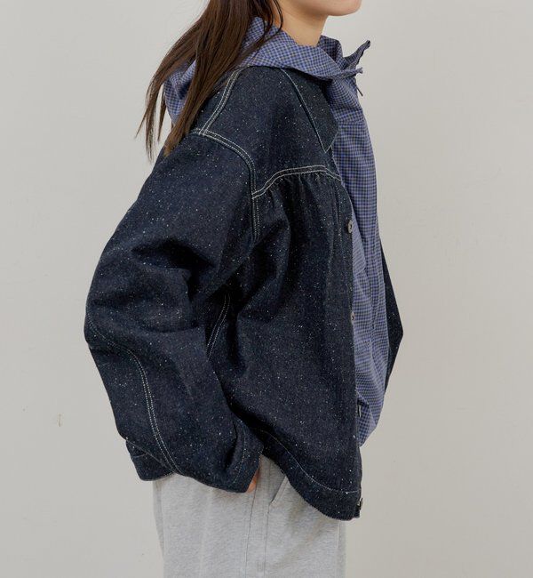  「【WHIMSIC】ネップデニムワークジャケット」|デニムジャケット|