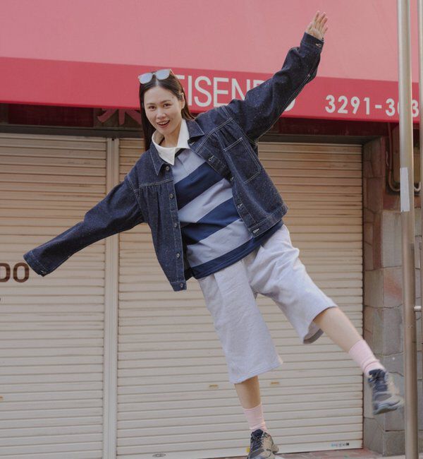  「【WHIMSIC】ネップデニムワークジャケット」|デニムジャケット|