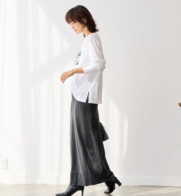  「【インナーとしても◎】PHOTO long Tee」|Tシャツ・カットソー|