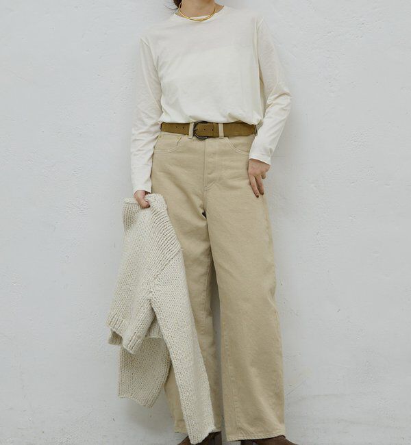  「【HERITANOVUM】 オーガニックコットンロングスリーブT」|Tシャツ・カットソー|