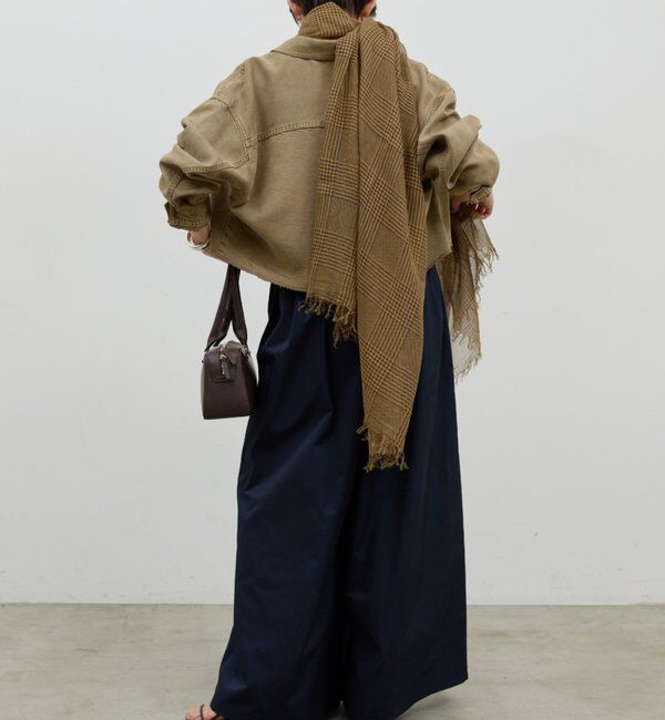  「グレンチェックストール」|ストール|