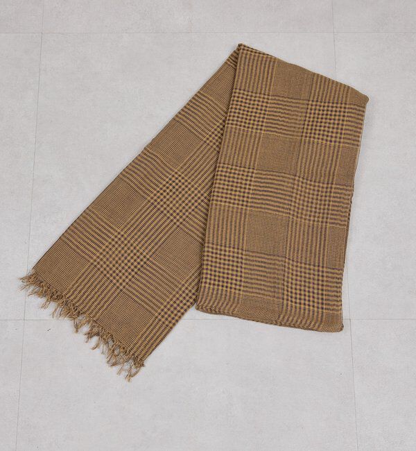  「グレンチェックストール」|ストール|