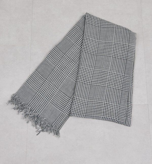  「グレンチェックストール」|ストール|