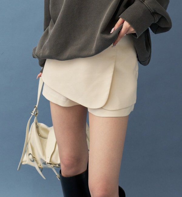  「ラップレイヤードミニスカパン	」|チノ|