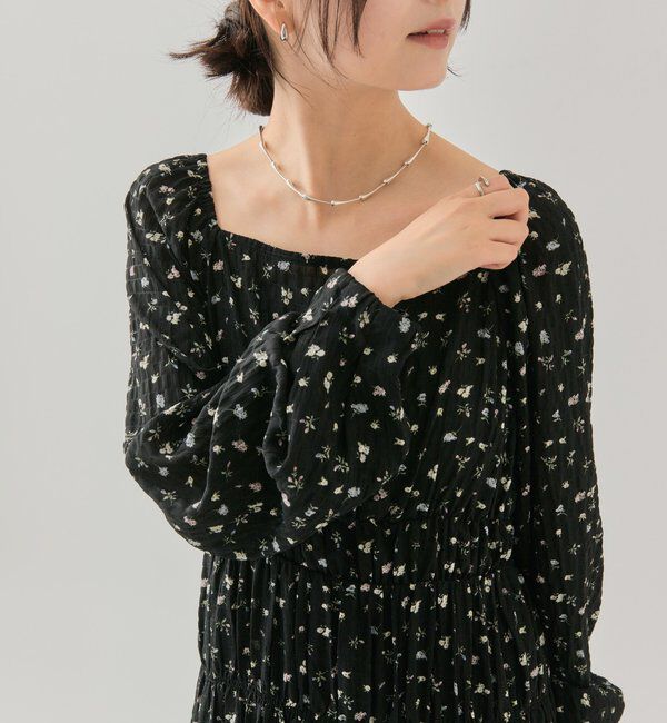  「小花コルセットワンピース」|ワンピース|