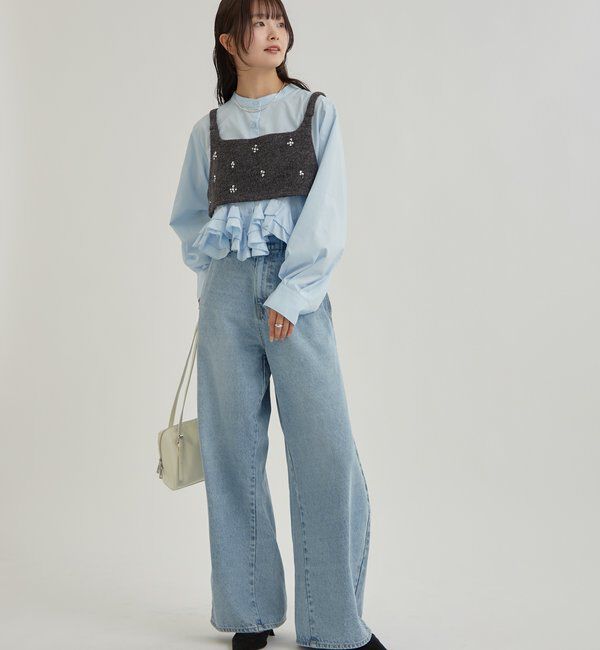  「ウェーブフリルブラウス」|シャツ・ブラウス|