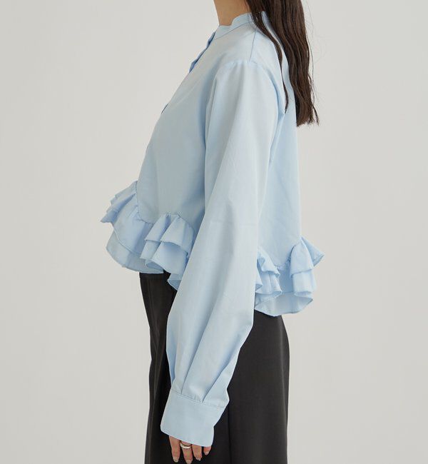  「ウェーブフリルブラウス」|シャツ・ブラウス|