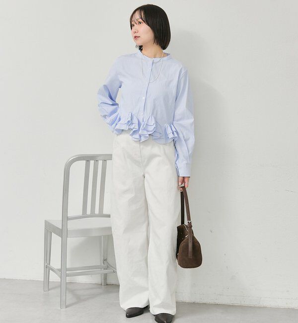  「ウェーブフリルブラウス」|シャツ・ブラウス|