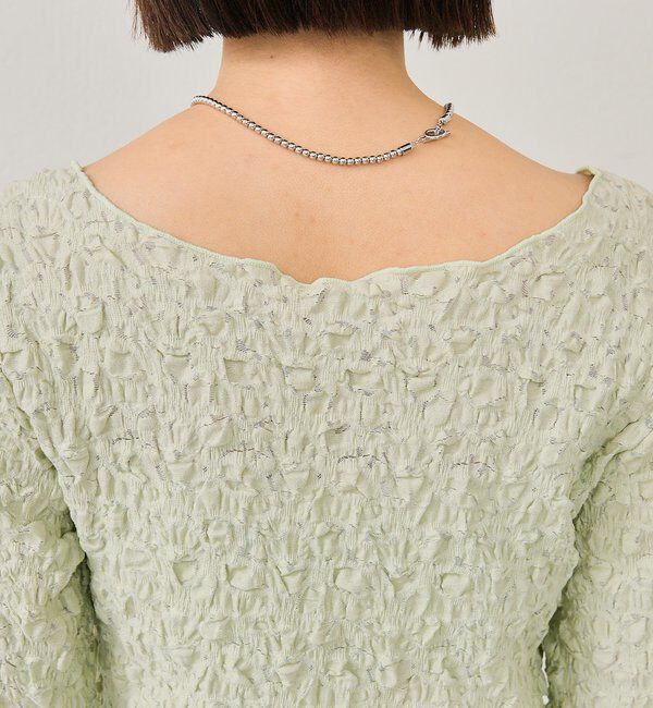  「シャーリングペプラム TOPS」|シャツ・ブラウス|