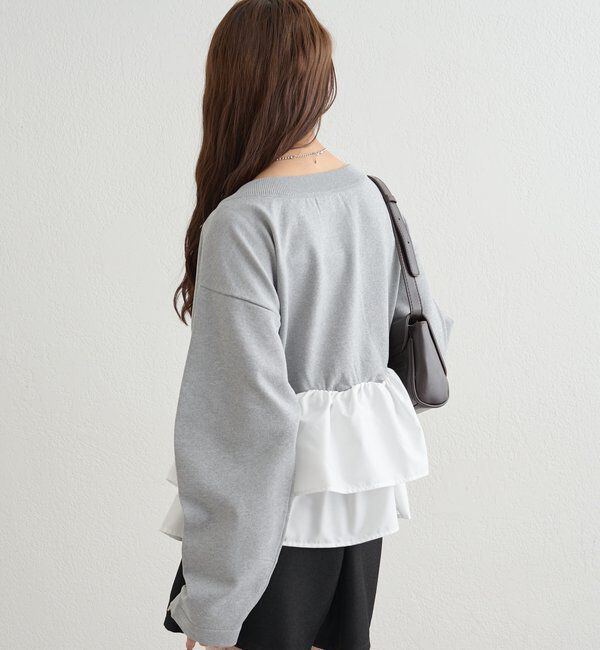  「ペプラムヘンリーニット」|ニット・セーター|