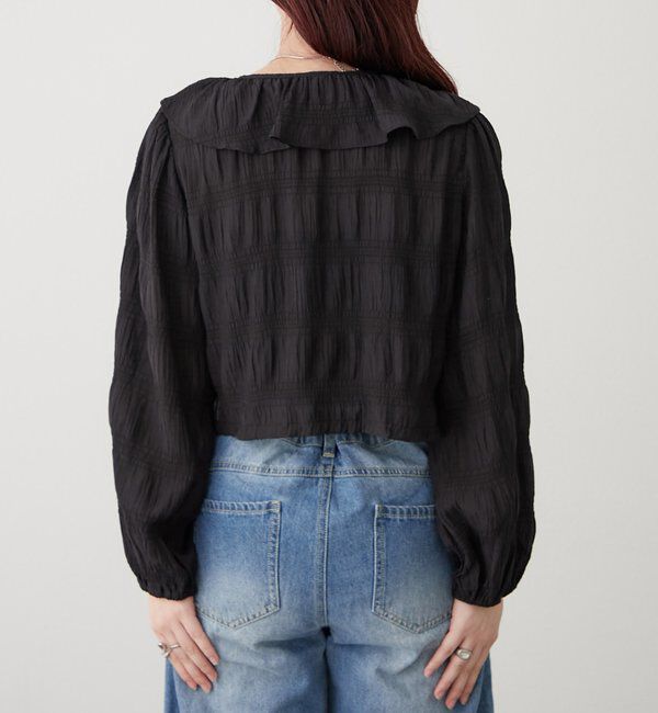  「フリルカシュクールブラウス」|シャツ・ブラウス|