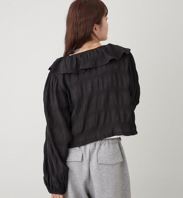  「フリルカシュクールブラウス」|シャツ・ブラウス|